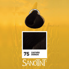 Sanotint Sensitive 75 Castaño dorado