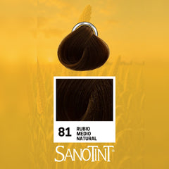 Sanotint Sensitive 81 Rubio medio natural