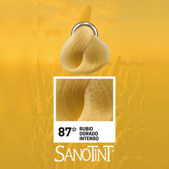 Sanotint Sensitive 87 Rubio dorado intenso