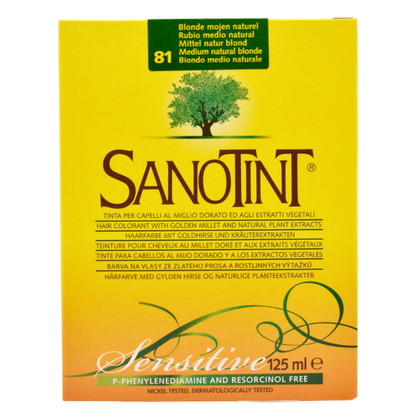 Sanotint Sensitive 81 Rubio medio natural