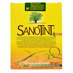 Sanotint Sensitive 87 Rubio dorado intenso
